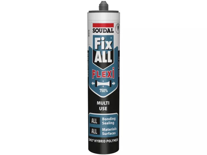 Soudal Fix ALL Flexi 290ml Grey – Flexible Adhesive & Sealant