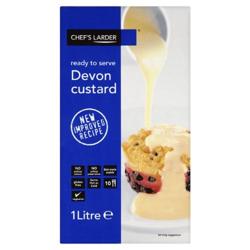 Chef's Larder Ready to Serve Devon Custard 1 Litre