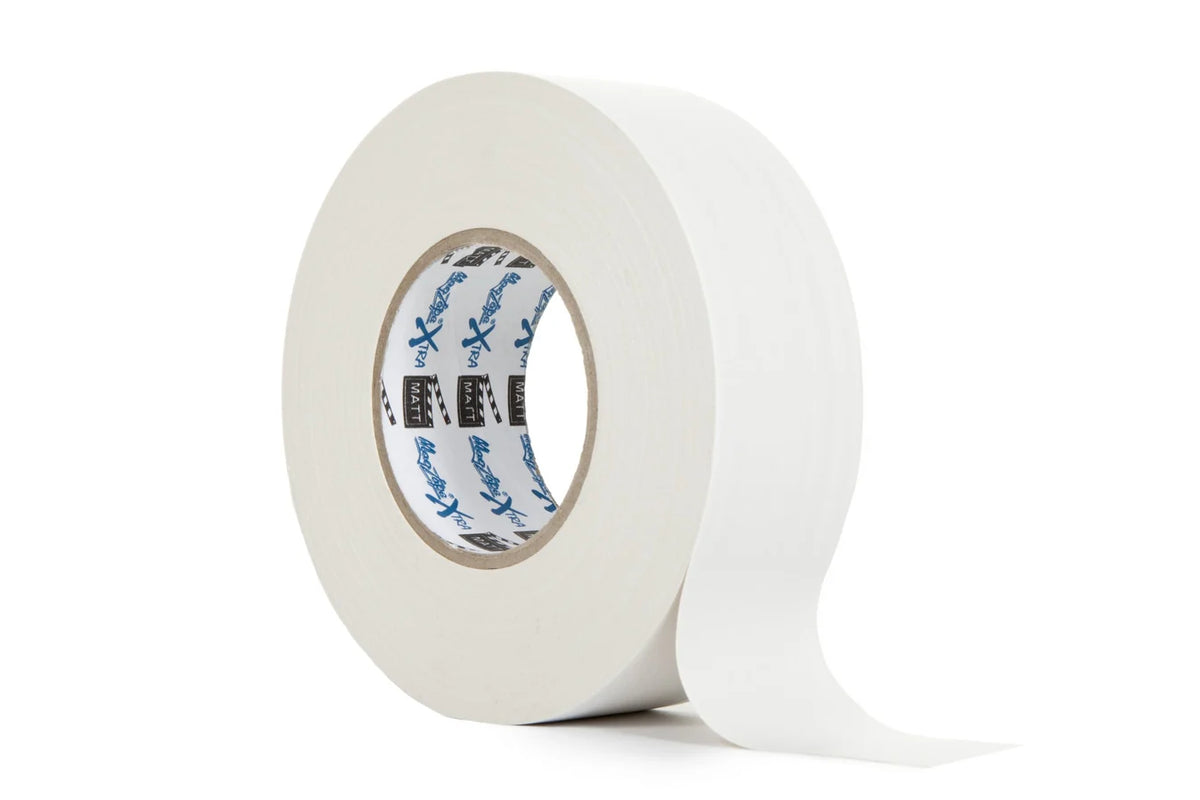 MAGTAPE® XTRA™ White Matt Gaffer Tape 50mm x 50m – 24 Roll Bulk Box | Stage & Events