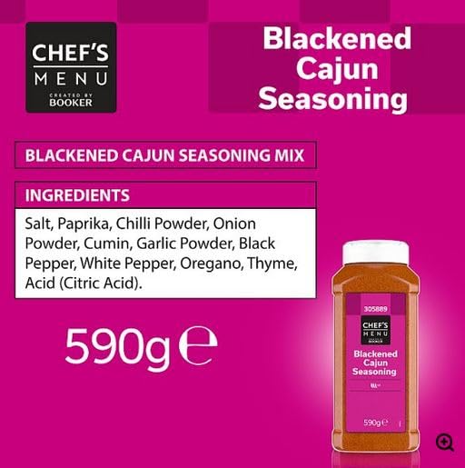 Chef's Menu Blackened Cajun Seasoning 590g