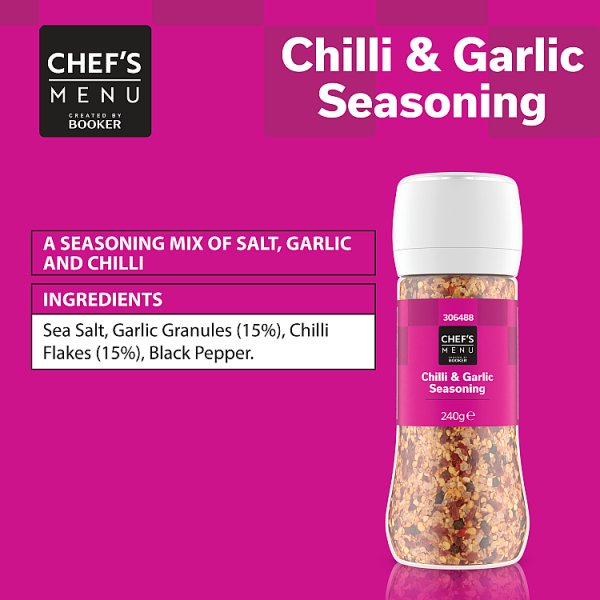 Chef's Larder Chilli & Garlic Seasoning 240g