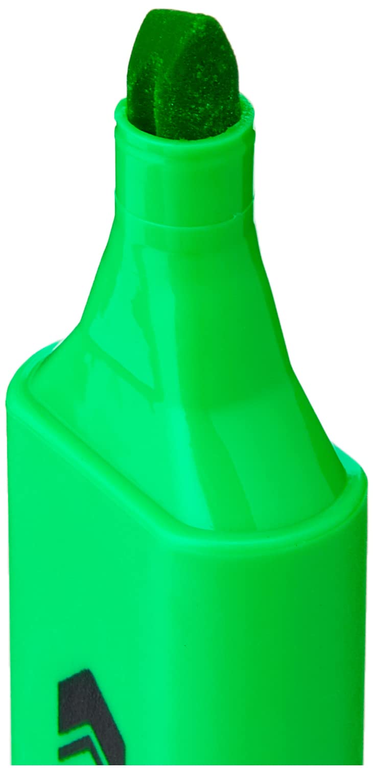 Hainenko Value Chisel Tip Highlighters (Pack of 10) | Fluorescent Marking Pens