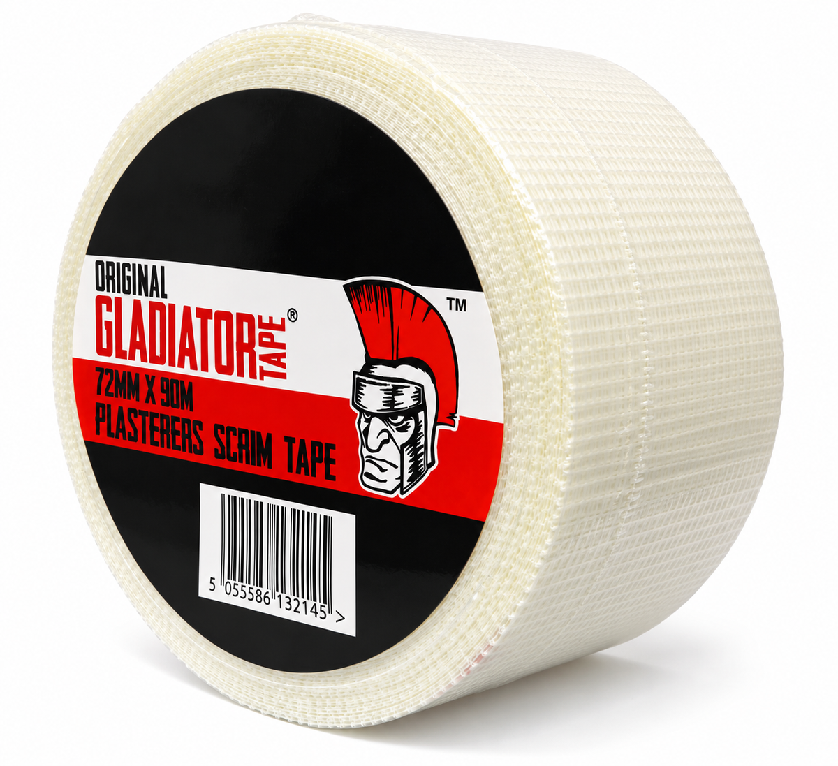 White Scrim Tape 72mm x 90m | Self-Adhesive Plasterers Joint Tape – Gladiator