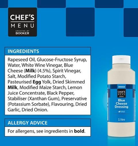 Chef's Menu Blue Cheese Dressing 1kg