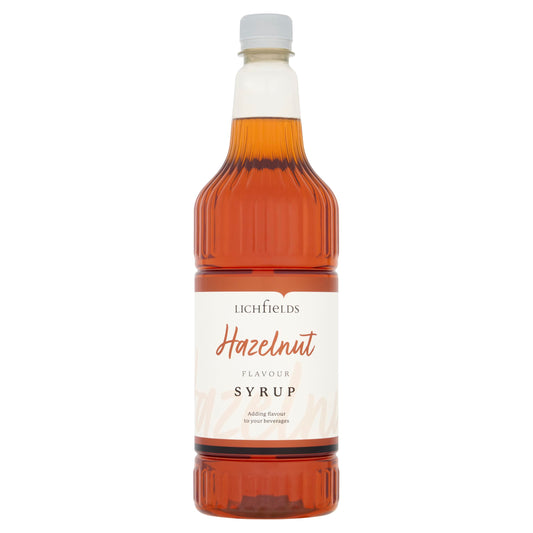 Lichfields Hazelnut Flavour Syrup 1 Litre