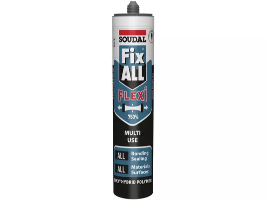 Soudal Fix ALL Flexi 290ml Grey – Flexible Adhesive & Sealant