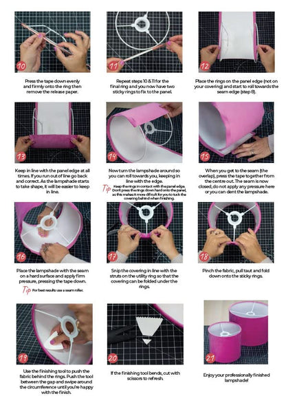 Dannells Needcraft Oval Lampshade Making Kit