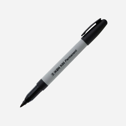 Hainenko IKON K90 Black Fine Permanent Markers – 20 x 10 Packs (200 Markers) | Bulk Box