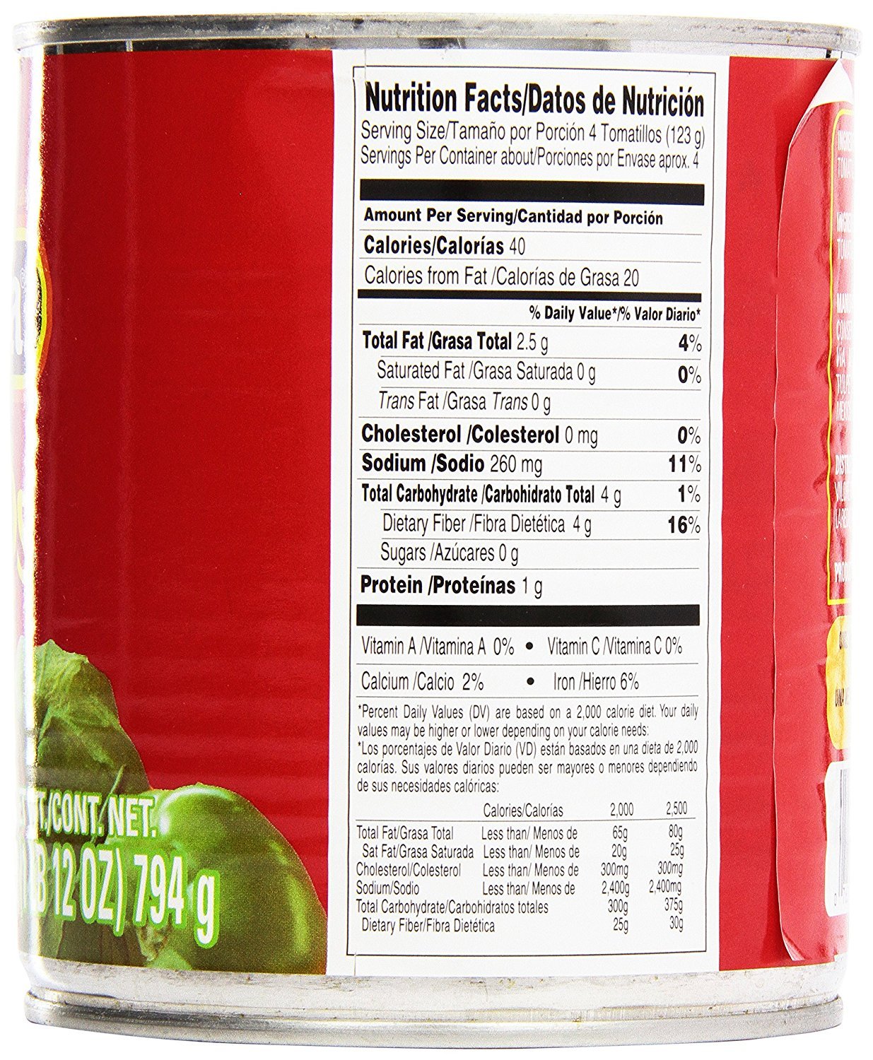 La Costena Tomatillos 794g