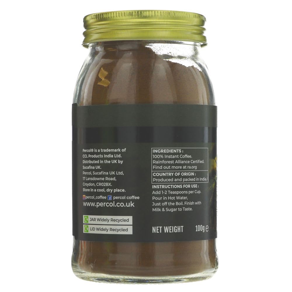 Percol Espresso Noir Instant Coffee 100g