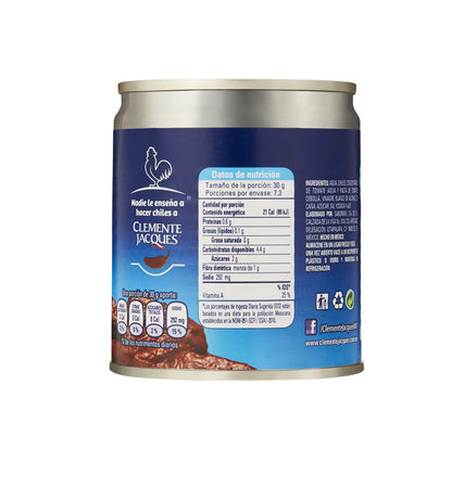 MexGrocer Clemente Jacques Chipotle Peppers in Adobo Sauce 210g