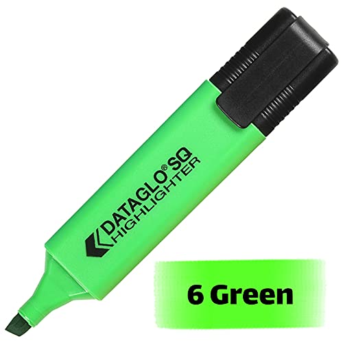 Dataglo Highlighter Pens Bulk Pack of 48 | Assorted Fluorescent Colours | Chisel Tip Markers for School, Office & Study
