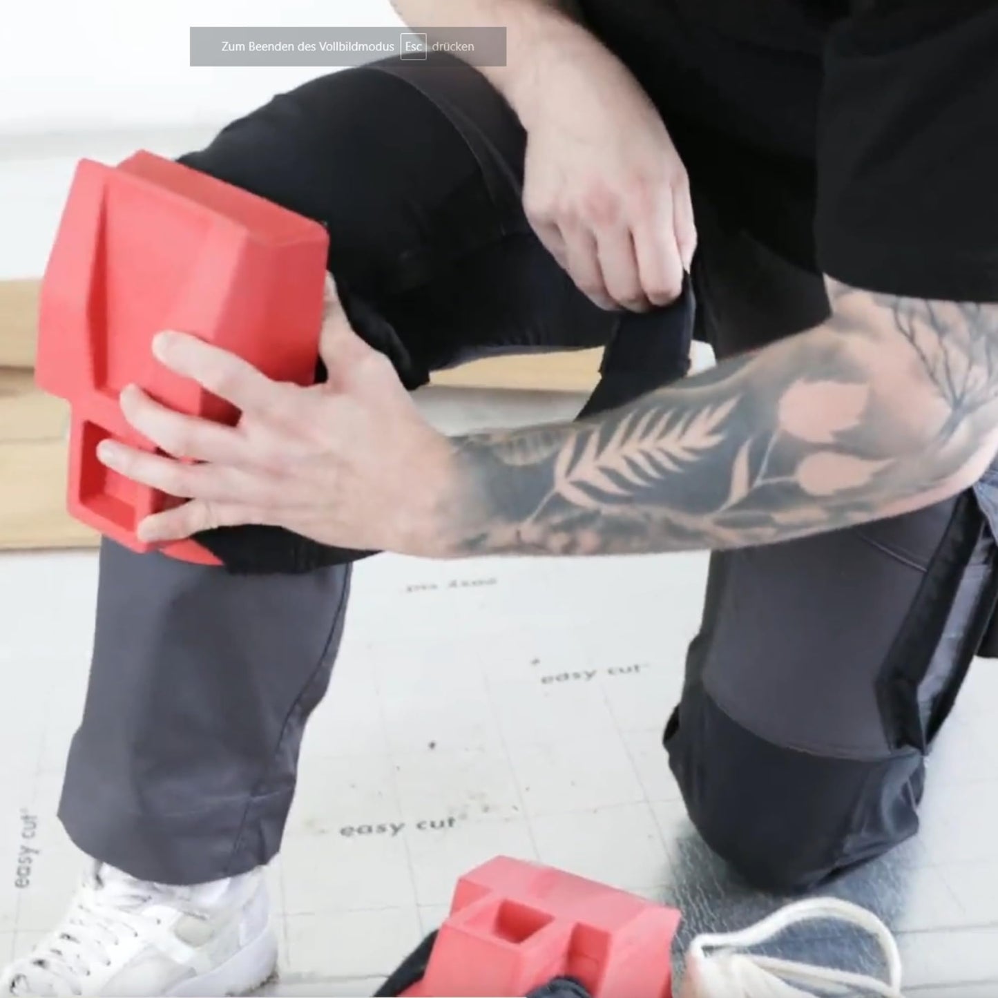 Nierhaus Wohltat Knee Pads | Ergonomic Knee Protectors for Construction & Trade Work