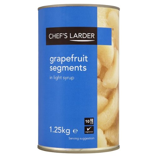 Chef’s Larder Grapefruit Segments in Light Syrup 1.25kg