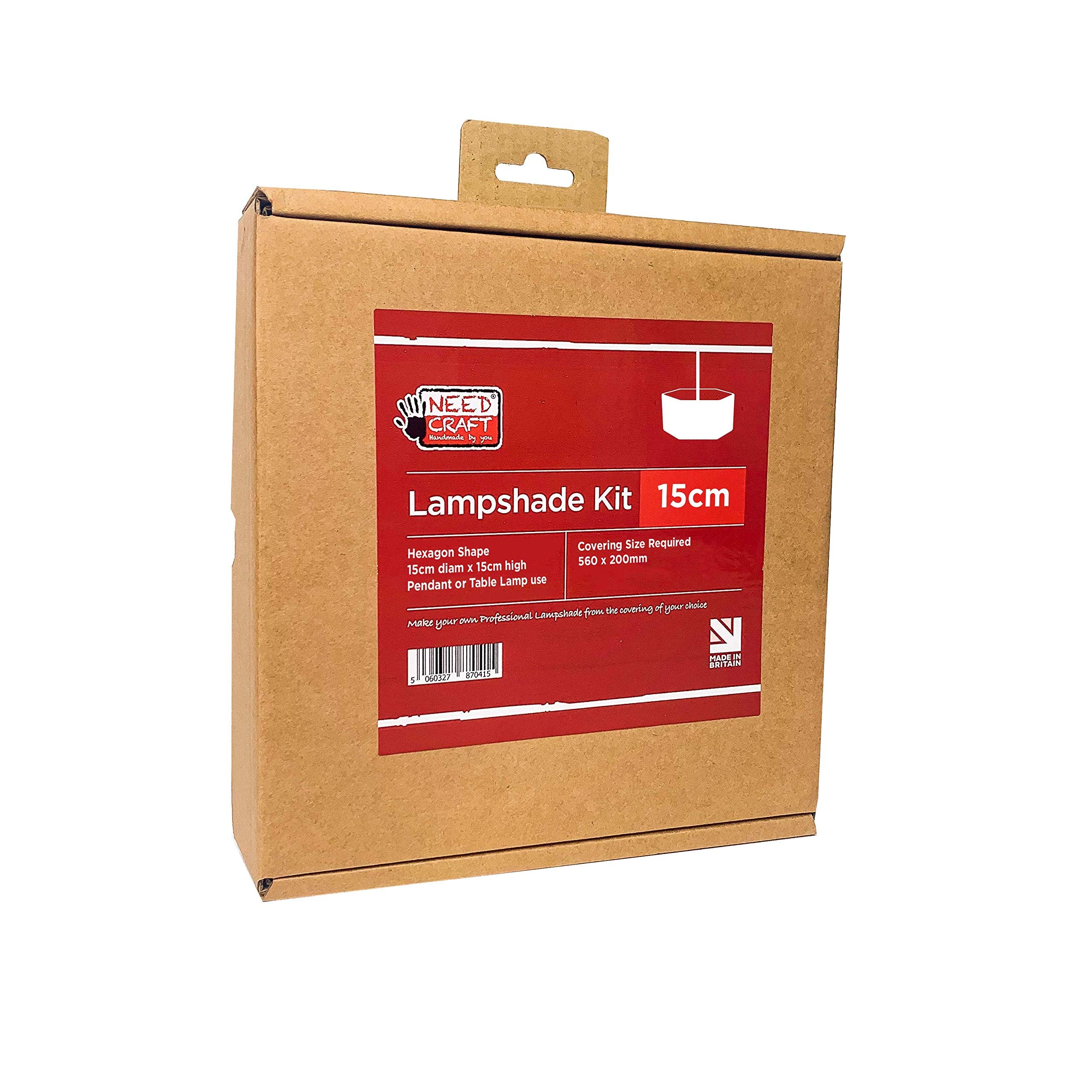 15cm Hexagon Lampshade Making Kit