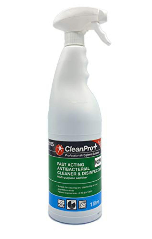 CleanPro+ Fast Acting Antibacterial Cleaner & Disinfectant 1 Litre