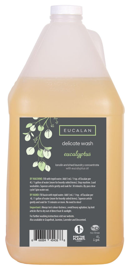 Eucalan Delicate Wash Eucalyptus | 4 Litre Jug