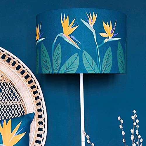 45cm Lampshade Making Kit use with Pendant Ceiling Lights and Table and Floor Lamp, Drum Circle Shape Needcraft UK DIY use with Fabric, Textile, Wallpaper of Choice.