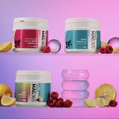 MAG365 BF Plus Calcium Magnesium Powder – Exotic Raspberry Lemon 210g