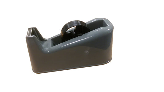 Hainenko Value Dual Core Tape Dispenser Grey | Desktop Sellotape & Office Tape Dispenser