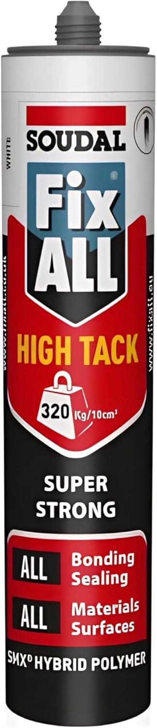 Soudal Fix All High Tack Adhesive Sealant 290ml