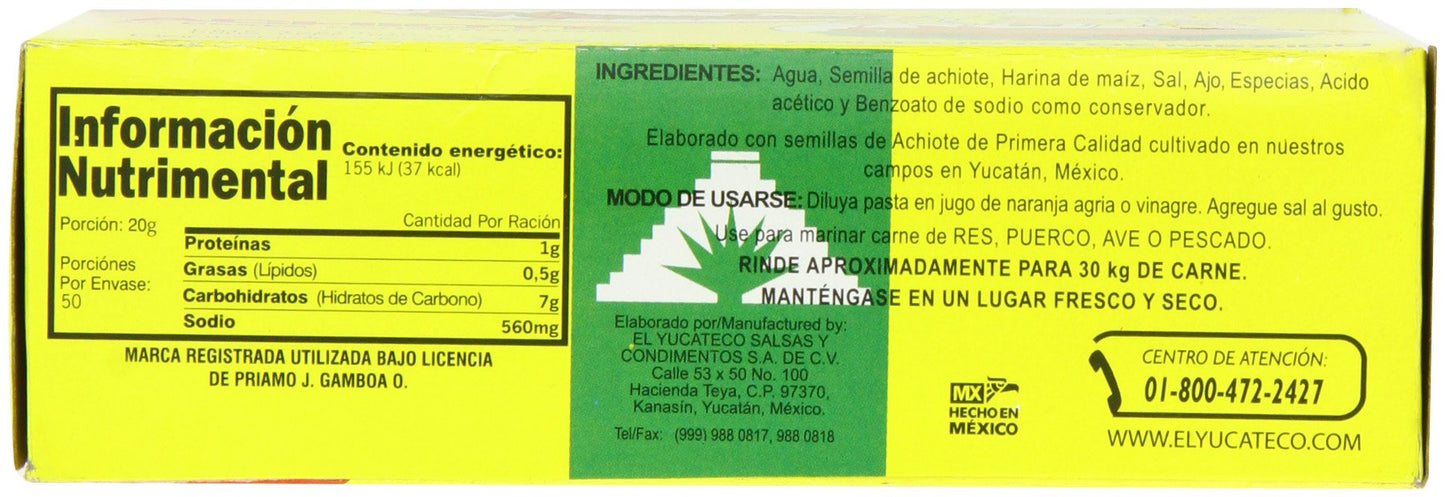 MexGrocer El Yucateco Achiote 1 Kg