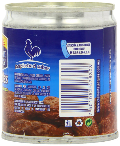 MexGrocer Clemente Jacques Chipotle Peppers in Adobo Sauce 210g