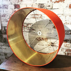 70cm Lampshade Making Kit use with Pendant Ceiling Lights and Table and Floor Lamp, Drum Circle Shape Needcraft UK DIY use with Fabric, Textile, Wallpaper of Choice.