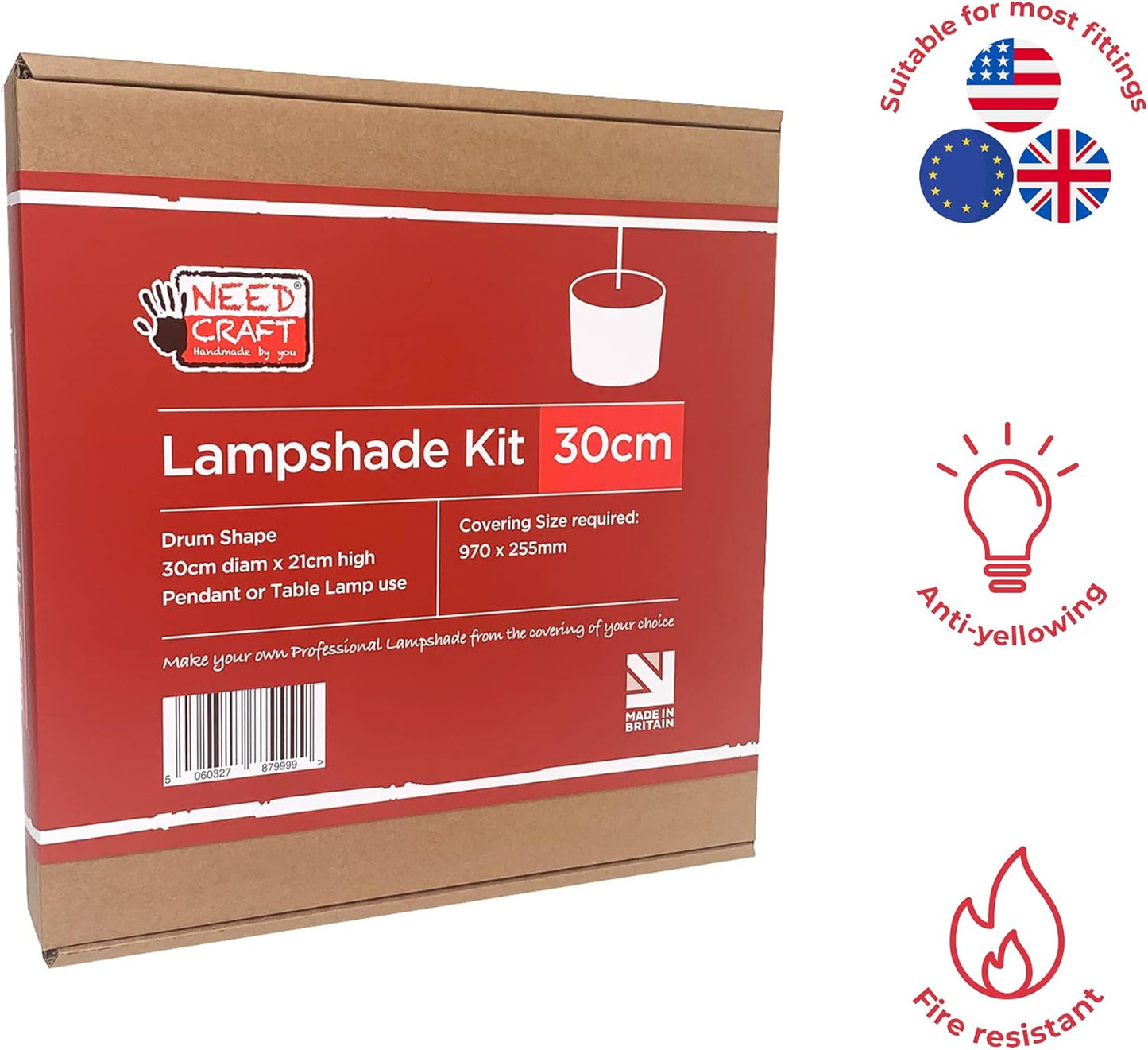 Dannells Needcraft Drum Lampshade Making Kit | 15cm–70cm DIY Lampshade Kit