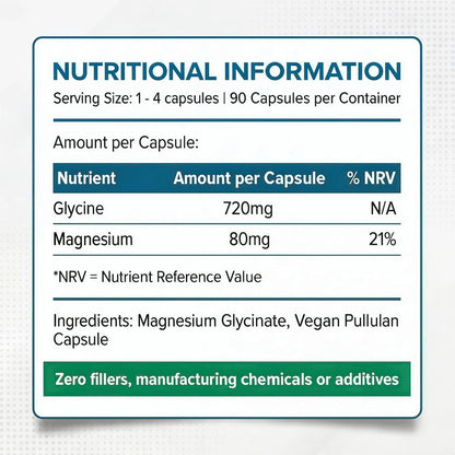 PrizMAG by ITL Health Pure Magnesium Bisglycinate Capsules 90 Capsules