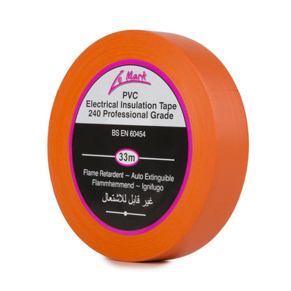 Le Mark PVC Electrical Insulation Tape 33m x 19mm | Professional Flame Retardant Electrical Tape