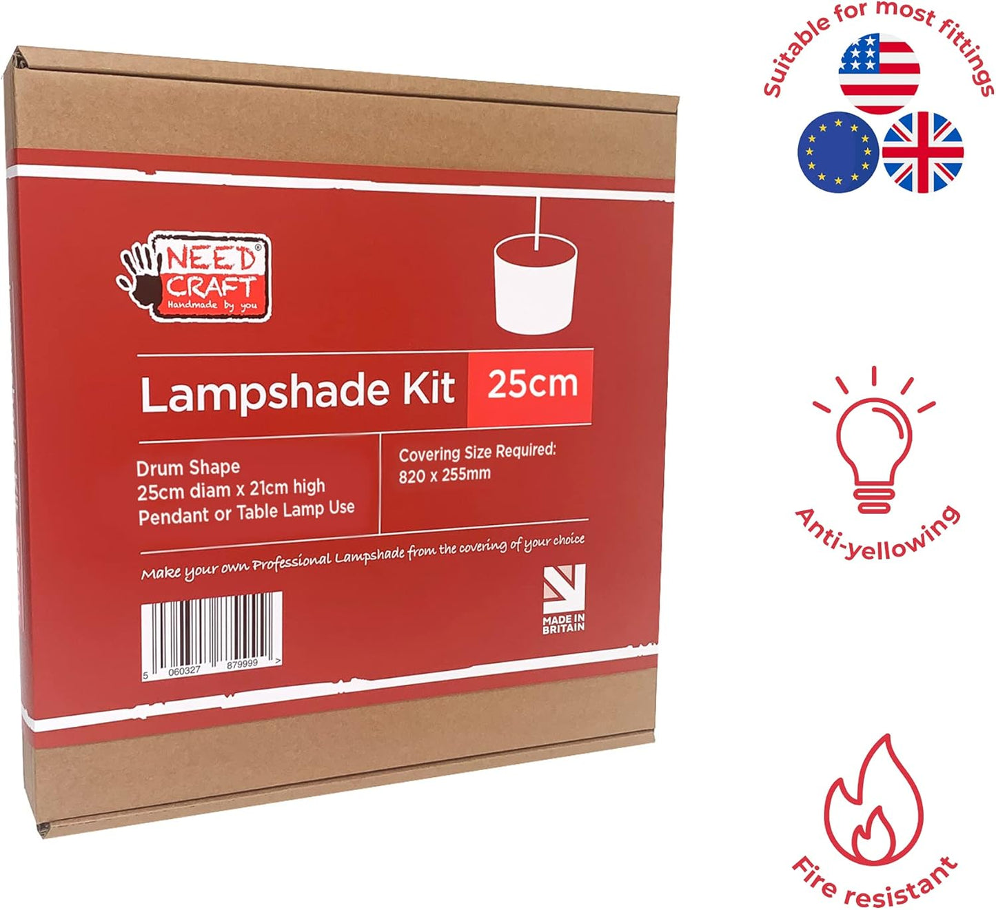 Dannells Needcraft Drum Lampshade Making Kit | 15cm–70cm DIY Lampshade Kit