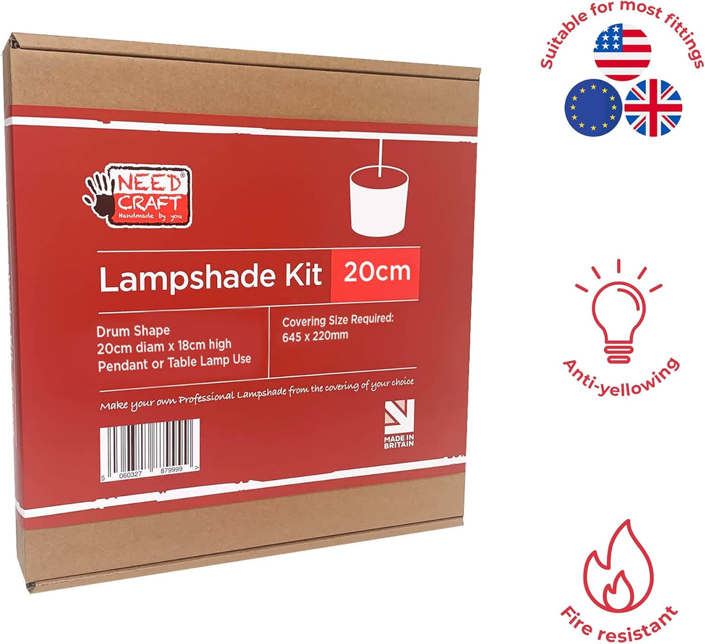Dannells Needcraft Drum Lampshade Making Kit | 15cm–70cm DIY Lampshade Kit