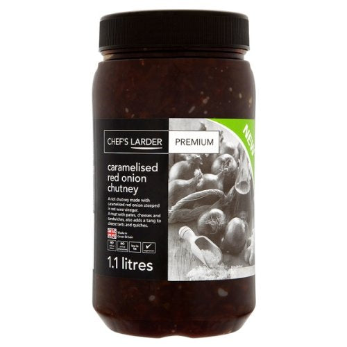 Chef's Larder Premium Caramelised Red Onion Chutney 1.1 Litres