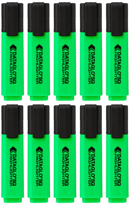 Hainenko Value Chisel Tip Highlighters (Pack of 10) | Fluorescent Marking Pens