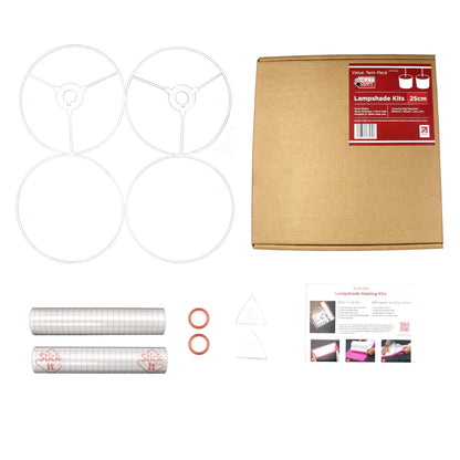 NeedCraft Drum Lampshade Making Kit Twin Pack | 15cm–70cm DIY Lampshade Kit