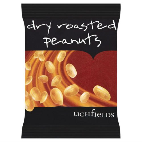 ( 24 Pack ) Lichfields Dry Roasted Peanuts 50g