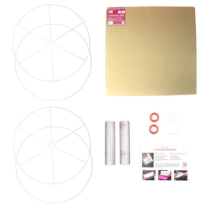 NeedCraft Drum Lampshade Making Kit Twin Pack | 15cm–70cm DIY Lampshade Kit