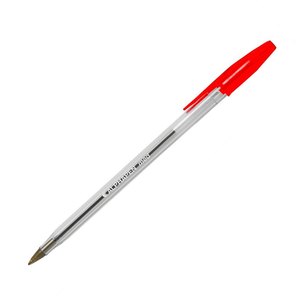 Hainenko ALPHAPEN 0.7mm Medium Ballpoint Pens (Pack of 50) | Smooth Writing Office & School Pens