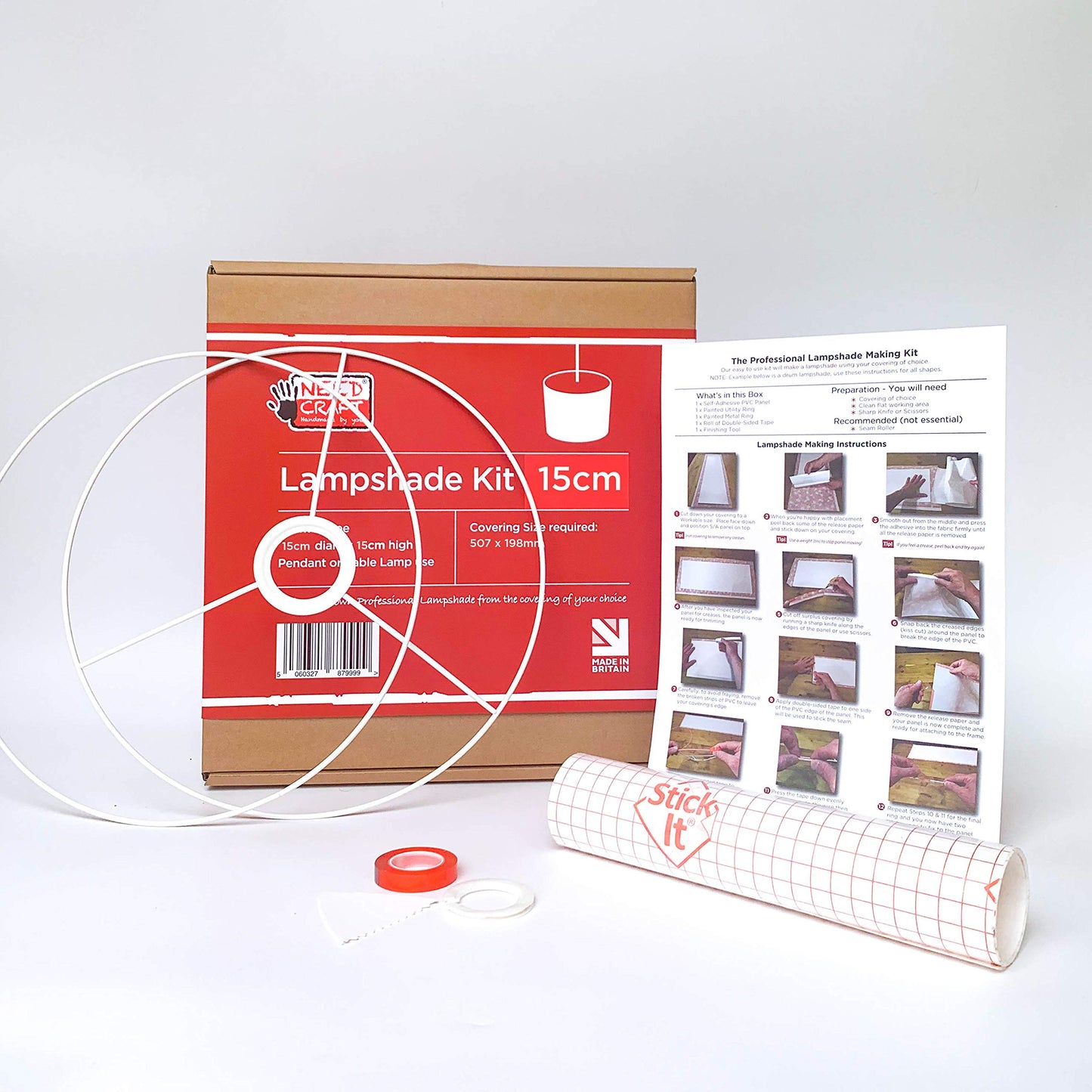 Dannells Needcraft Drum Lampshade Making Kit | 15cm–70cm DIY Lampshade Kit