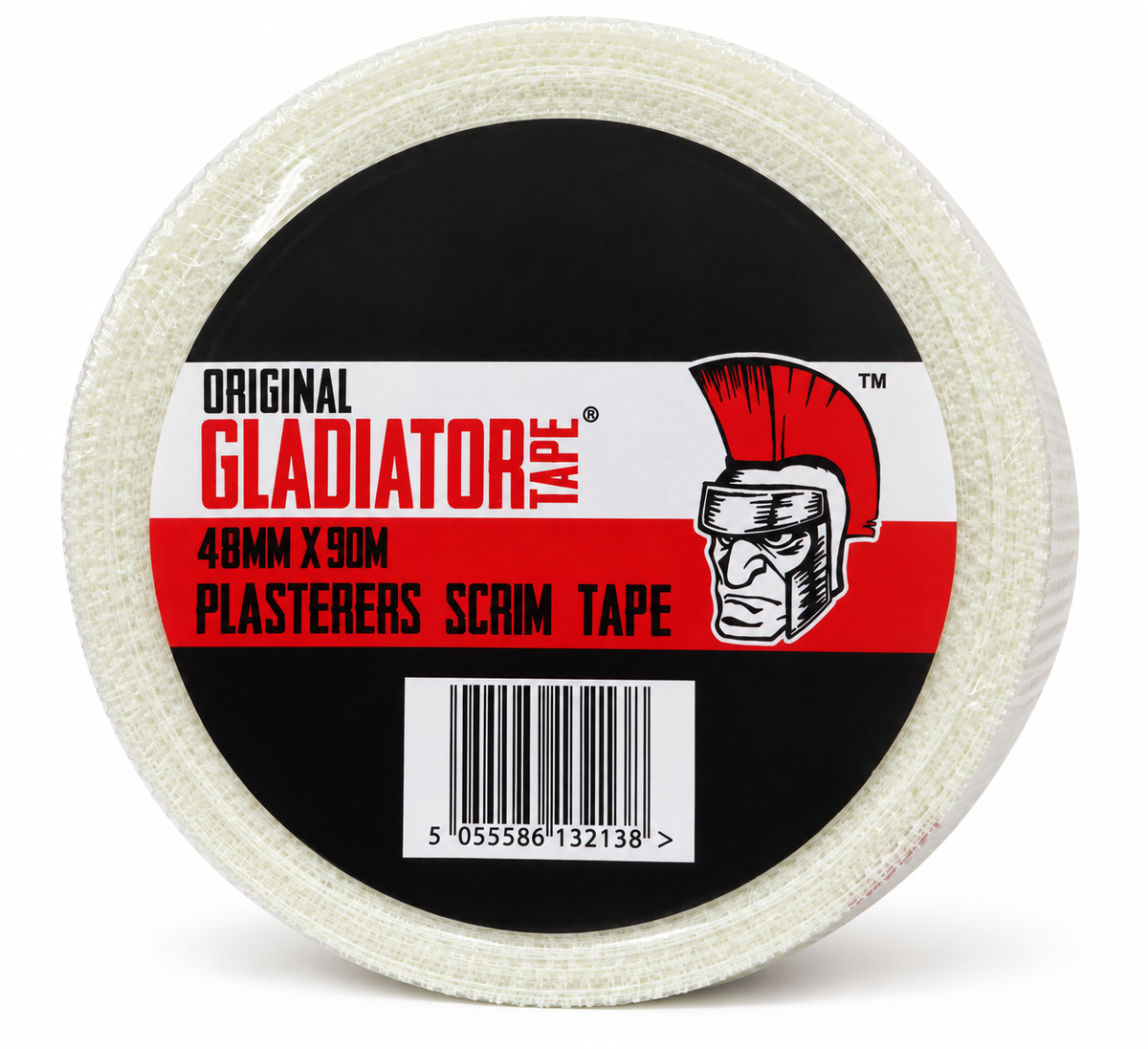 White Scrim Tape 48mm x 90m | Self-Adhesive Plasterers Joint Tape – Gladiator
