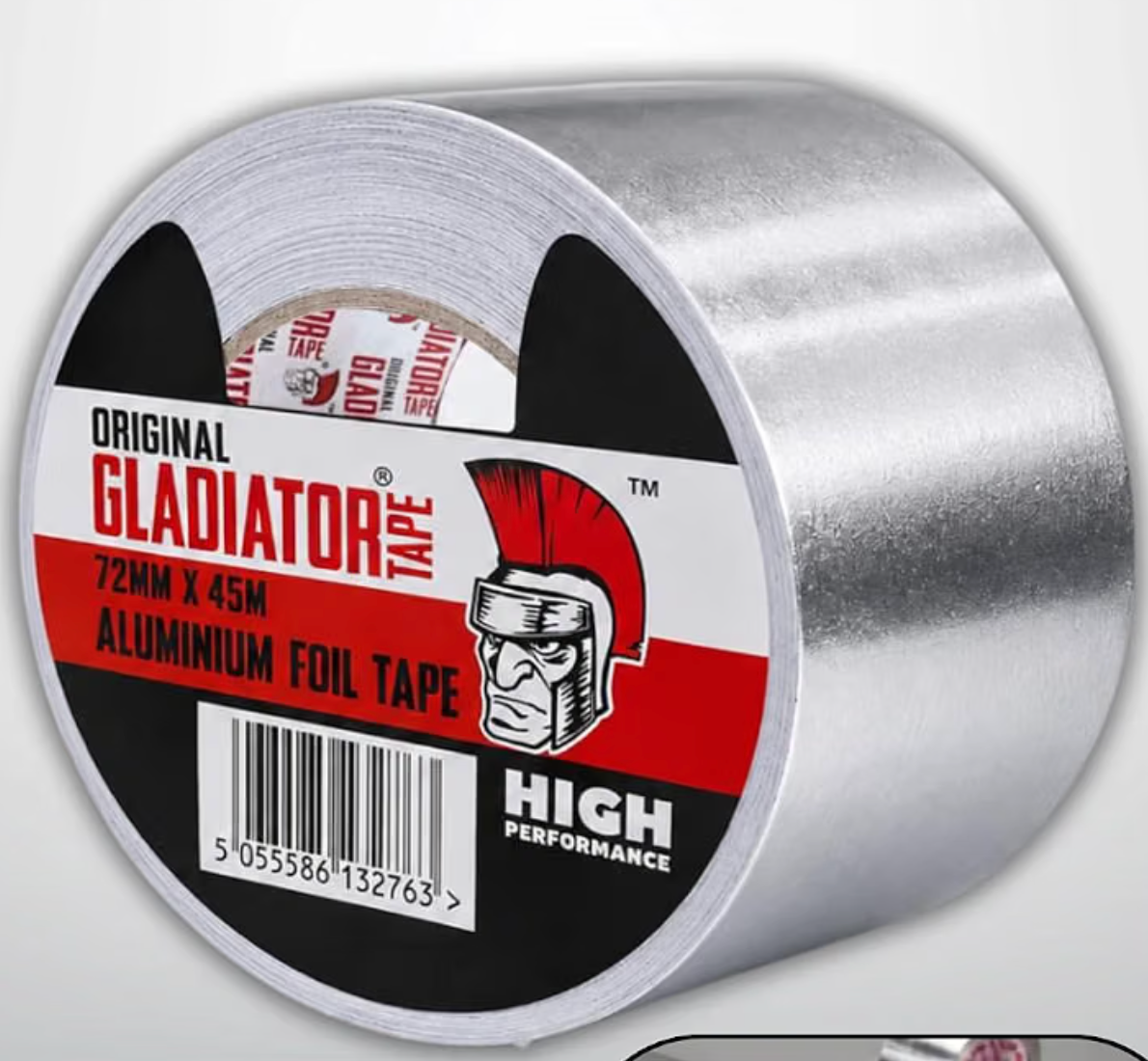 Gladiator Aluminium Foil Tape 72mm x 45m | Heavy Duty HVAC Foil Tape
