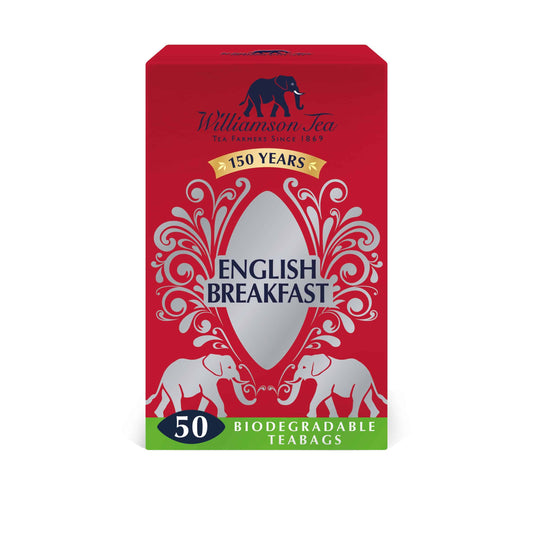 Williamson English Breakfast Tea | 50 Tea Bags