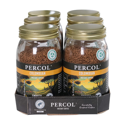 Percol Colombia Instant Coffee 6 x 100g
