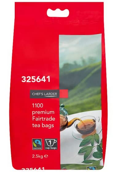 Chef's Larder Fairtrade Premium Tea Bags 1100 Pack (2.5kg)