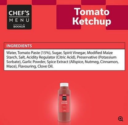 Chef's Menu Tomato Ketchup 1 Litre