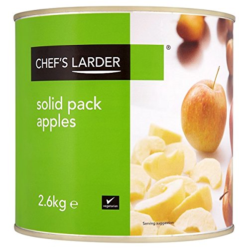 Chef's Larder Solid Pack Apples 2.6kg (Drained Weight 2.2g)