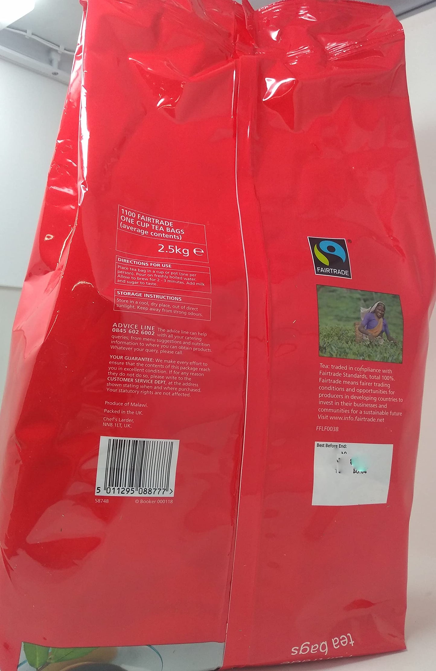 Chef's Larder Fairtrade Premium Tea Bags 1100 Pack (2.5kg)