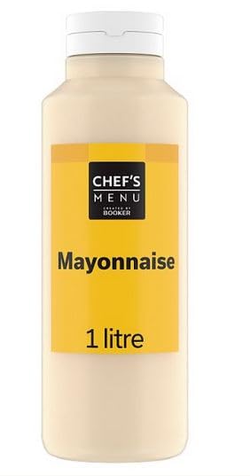 Mayonnaise 1 Litre – Ready to Use Sauce for Sandwiches & Salads – Chef’s Menu – Suitable for Home & Catering