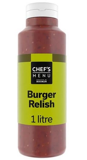 Chef's Menu Burger Relish 1 Litre